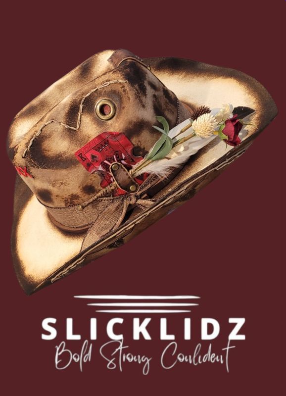 Slicklidz Custom Cowboy/Cowgirl Hand burned hat