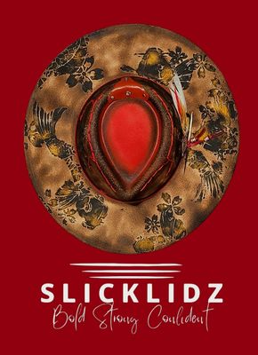 Slicklidz Custom Burned Fedora with Koi Fish burned detail