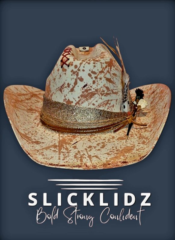 Slicklidz Custom Cowboy/Cowgirl Hat with hand stitching- Unisex