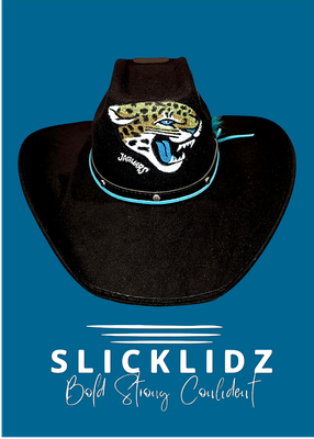 Slicklidz Custom Hand Painted NFL Jacksonville Jaguars  Cowboy/ Cowgirl Hat