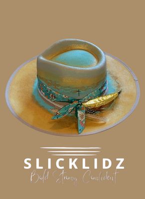 Slicklidz Custom Hand Painted Fedora