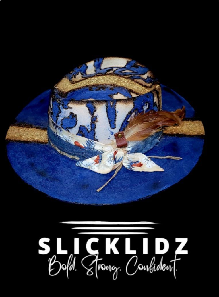 Slicklidz Custom Burned and hand painted "Gold Rush III"