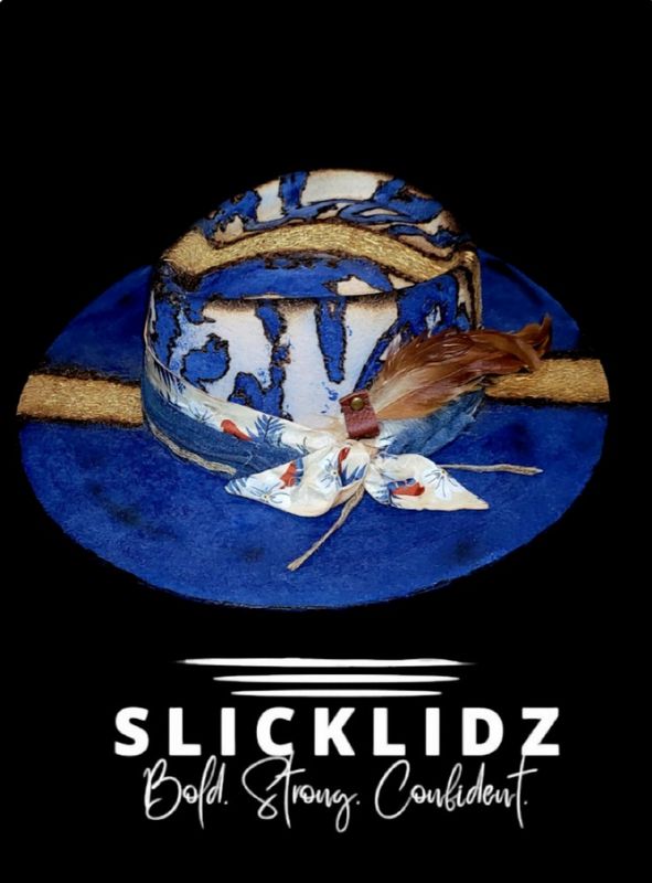 Slicklidz Custom Burned and hand painted "Gold Rush III"