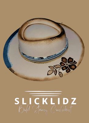 Slicklidz Custom Burned "Sweet Flower"