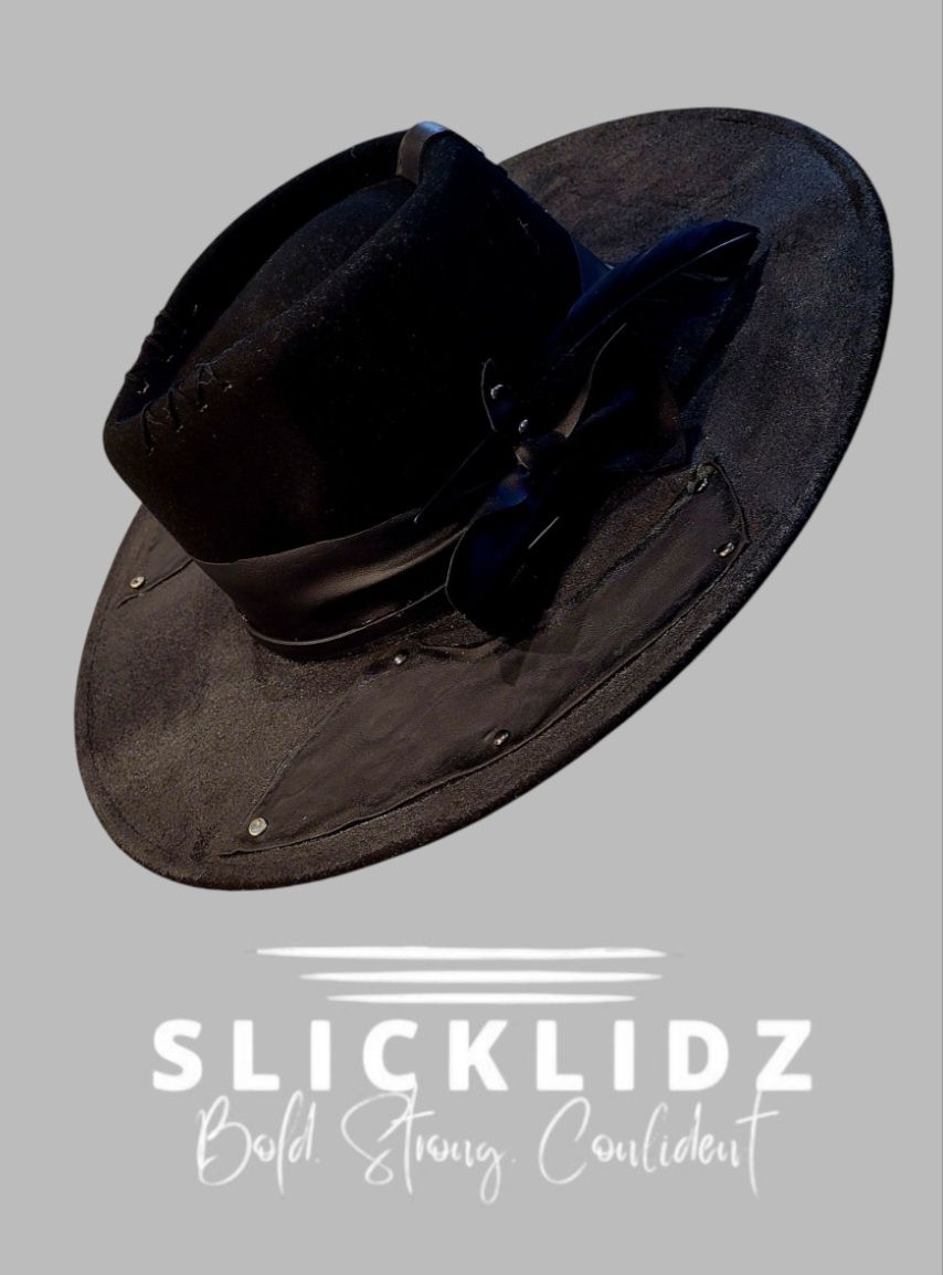 Slicklidz Custom black fedora