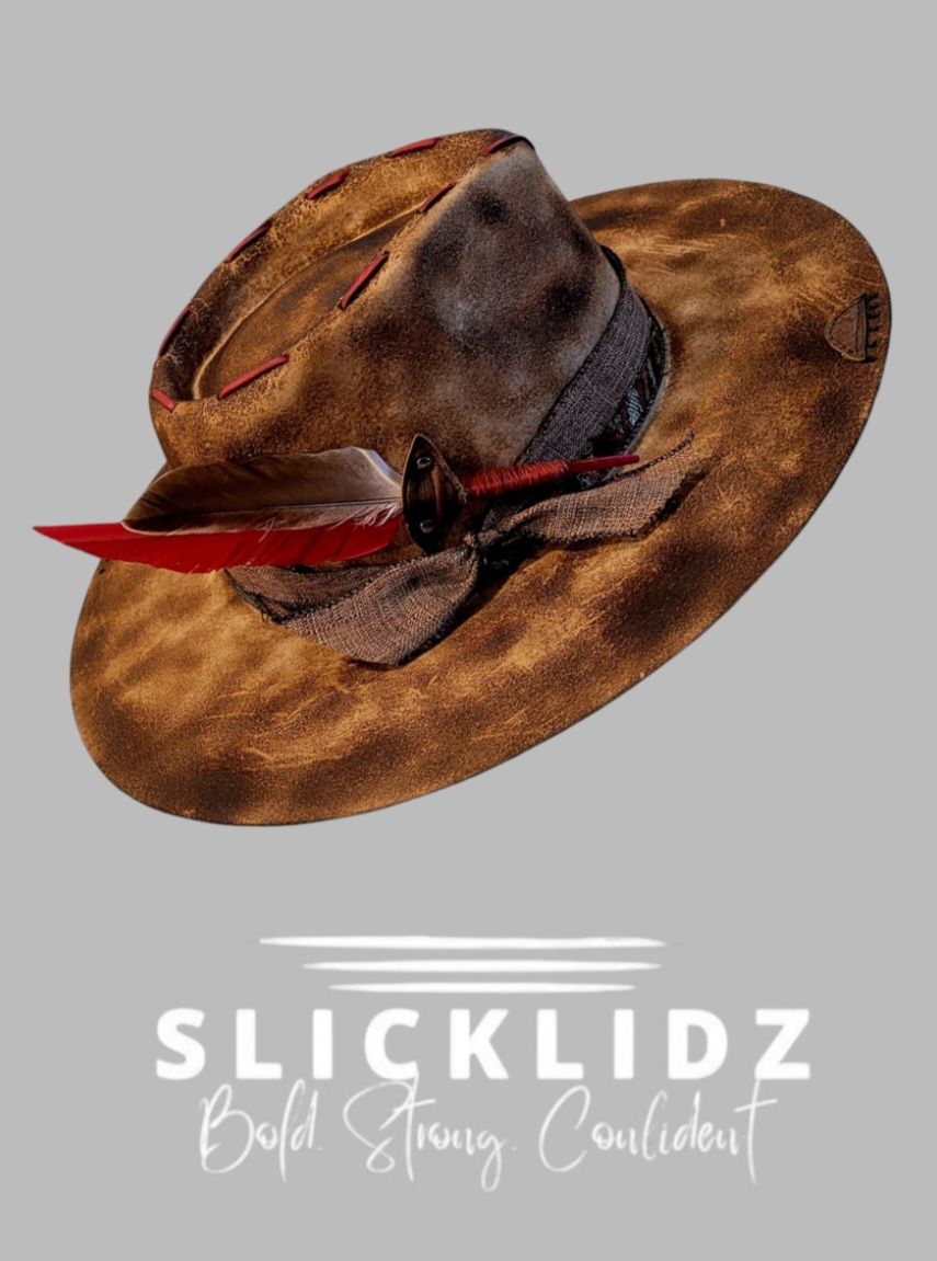 Slicklidz Custom burned fedora