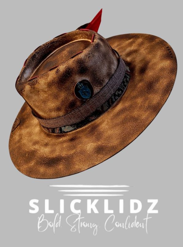 Slicklidz Custom burned fedora