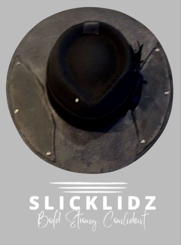 Slicklidz Custom black fedora