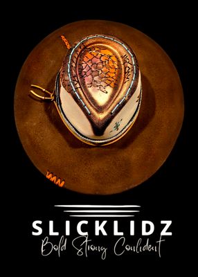 Slicklidz Custom One-of-a-Kind Koi fish fedora