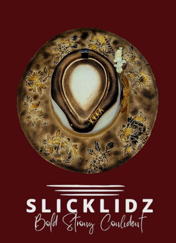 Slicklidz Custom Burned fedora