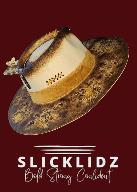 Slicklidz Custom Burned fedora