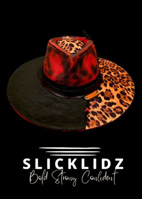Slicklidz Custom Leopard "Wild Side" Fedora