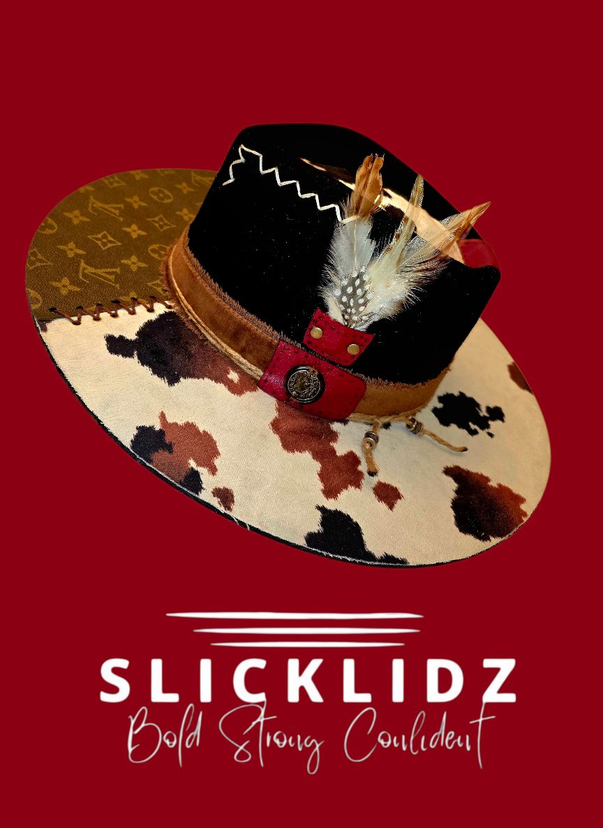 Slicklidz Custom Burned Fedora