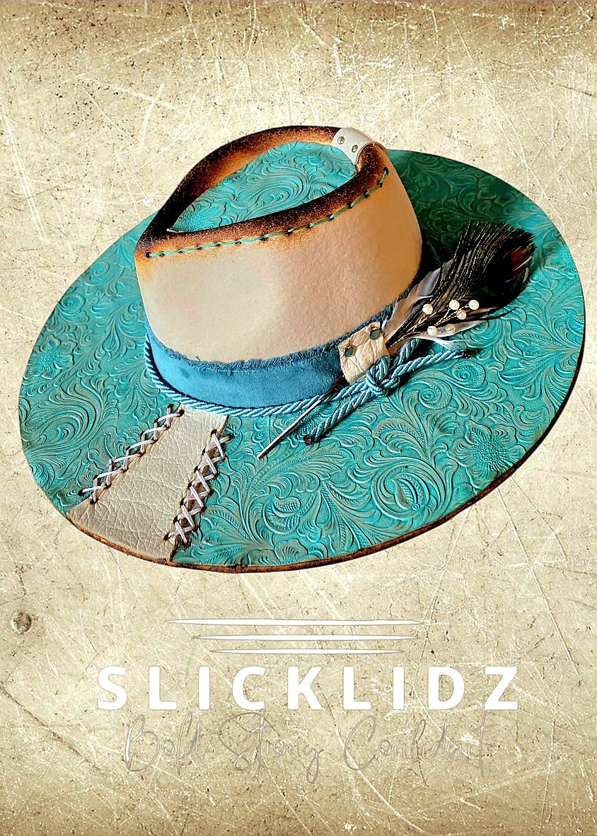 Slicklidz Custom Teal fedora