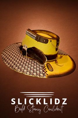 Slicklidz Custom "Midnight Mustard" fedora