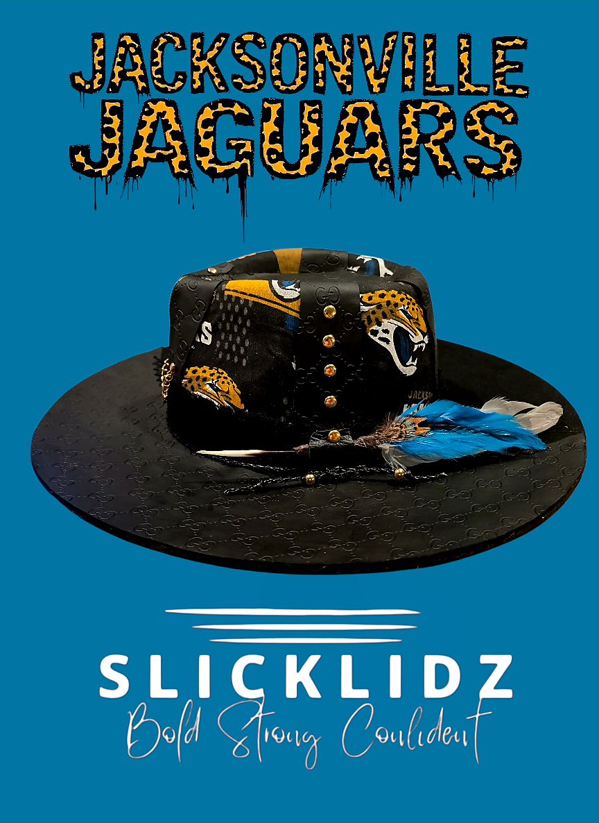 Slicklidz Custom Jacksonville Jaguars Fan Fedora Unisex
