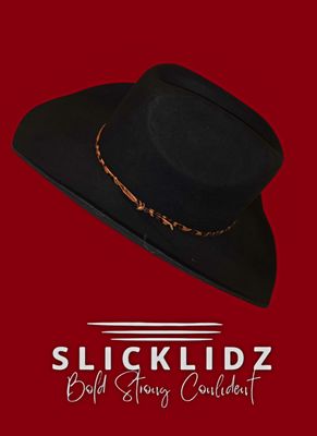 Slicklidz Custom Cowboy/Cowgirl Hat Unisex with leopard band