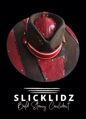 Slicklidz Custom "Crimson Outlaw" fedora