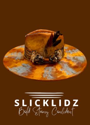 Slicklidz Custom "Golden Dynasty" Fedora