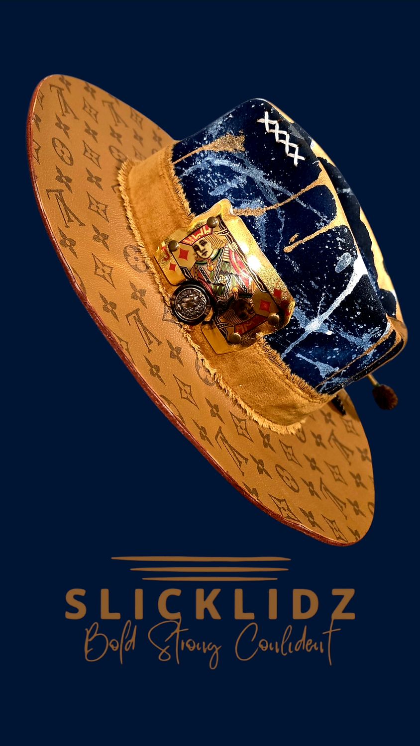 Slicklidz Custom "Midnight Monarch" fedora