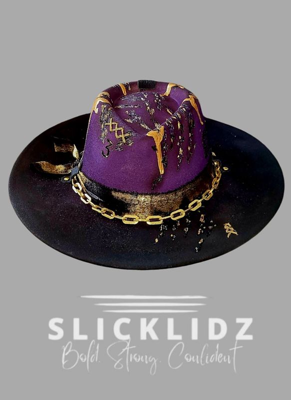 Slicklidz Custom Omega Psi Phi Fraternity Fedora Hat