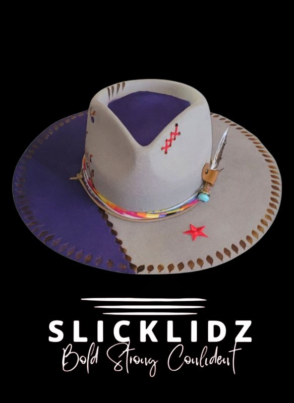 Slicklidz Custom Purple Fedora