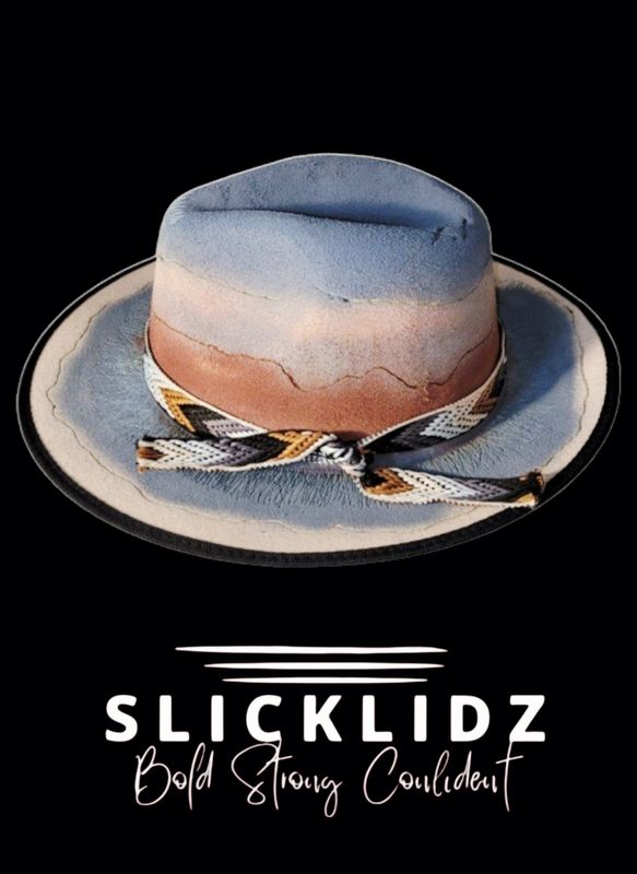Slicklidz Custom Fade Blue Fedora