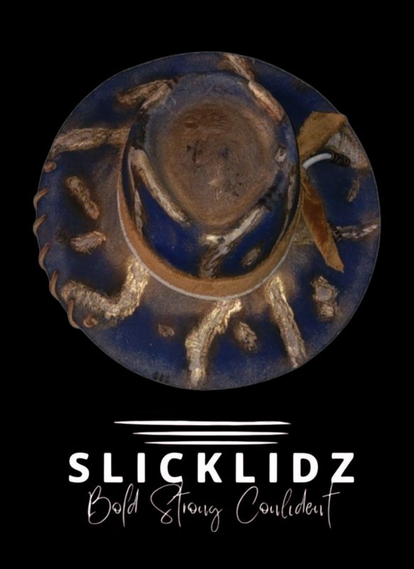 Slicklidz Custom Blue/Gold Fedora