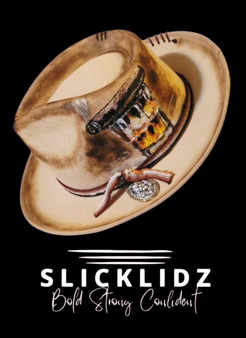 Slicklidz Custom Hand-Painted Cigar Fedora