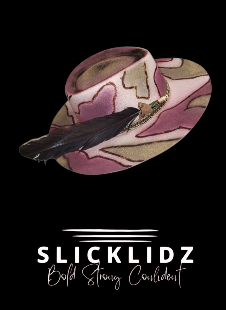 Slicklidz Custom Hand-Painted Fedora