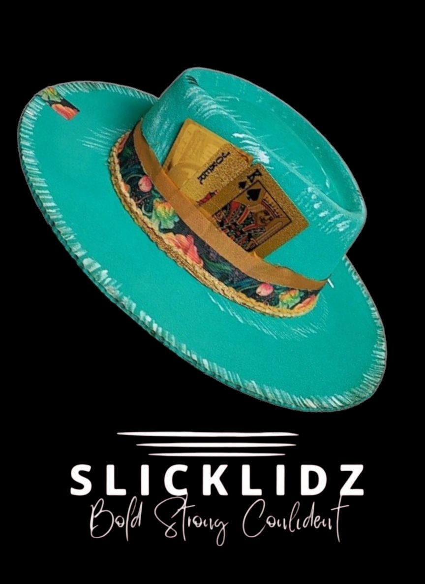 Slicklidz Teal Fedora