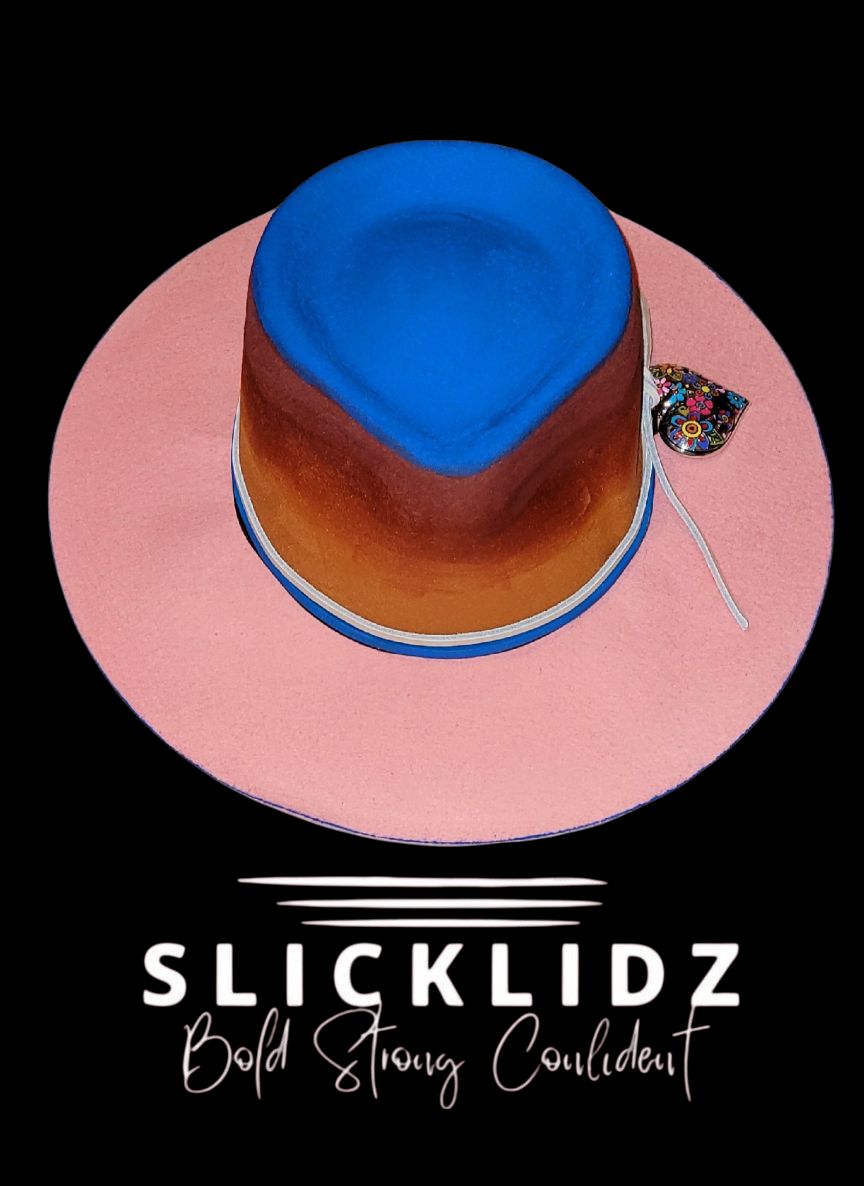 Slicklidz Pink/Blue Fedora