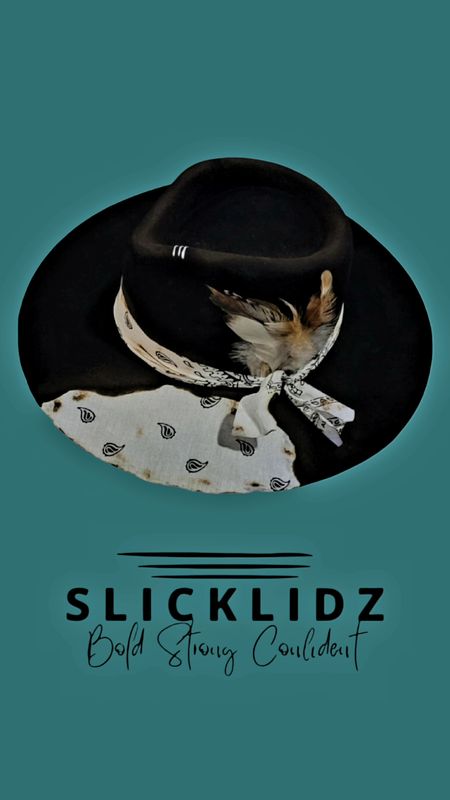 Slicklidz Black Fedora