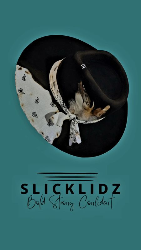 Slicklidz Black Fedora
