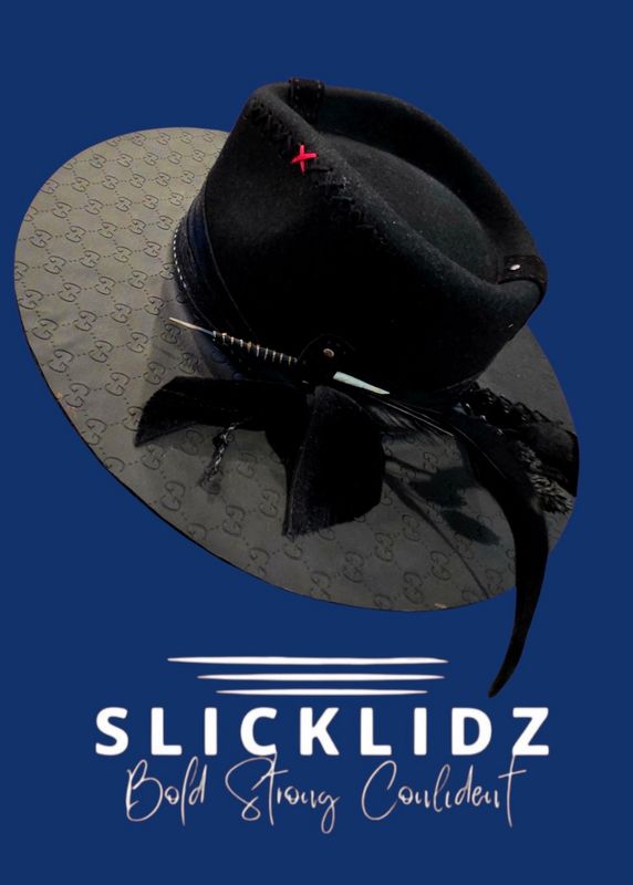 Slicklidz Custom Black Fedora
