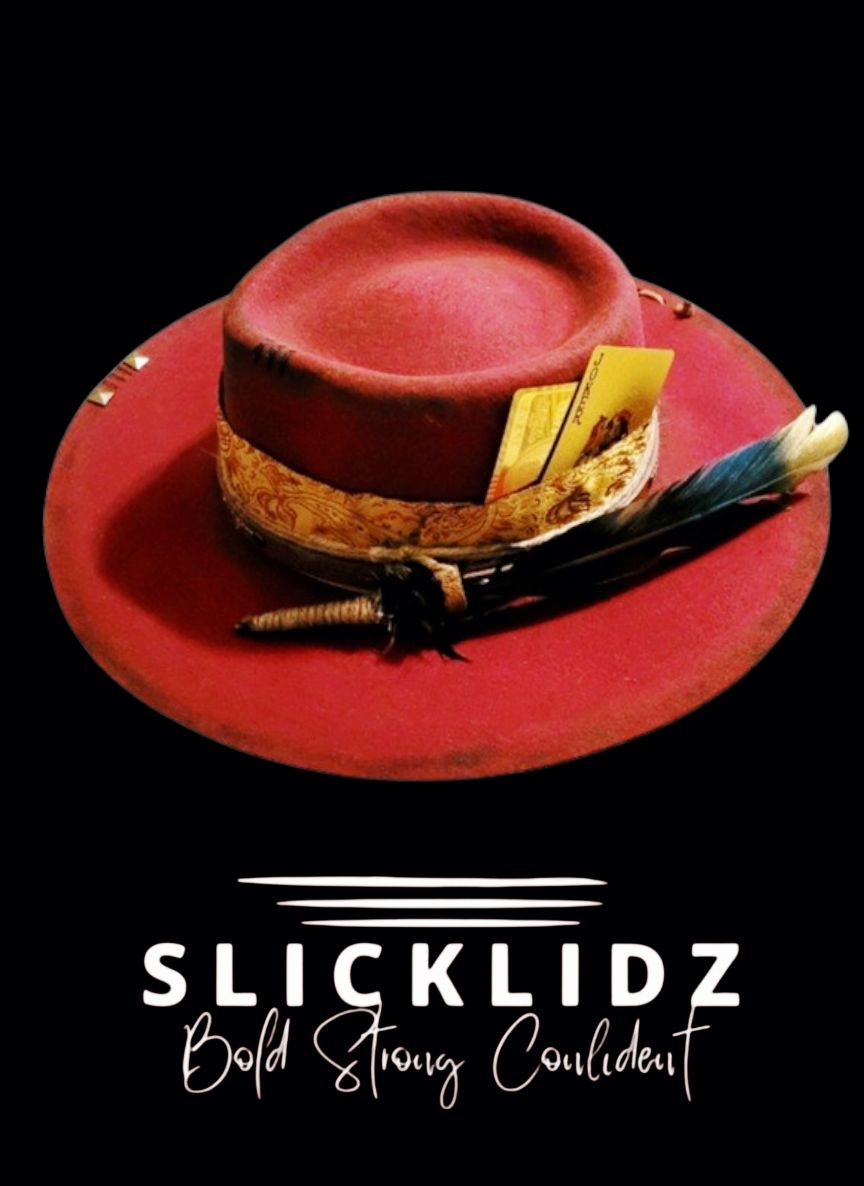 Slicklidz Custom Burgandy/Gold Fedora