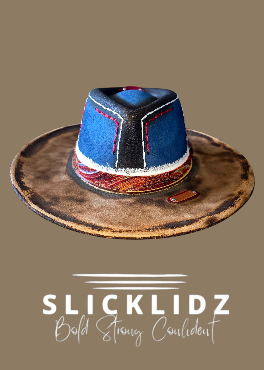 Slicklidz Blue Fedora