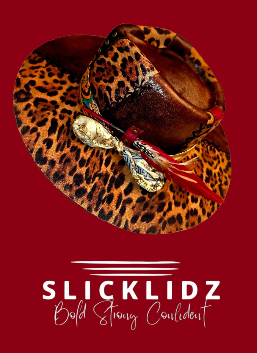 Slicklidz Custom Leopard Fedora
