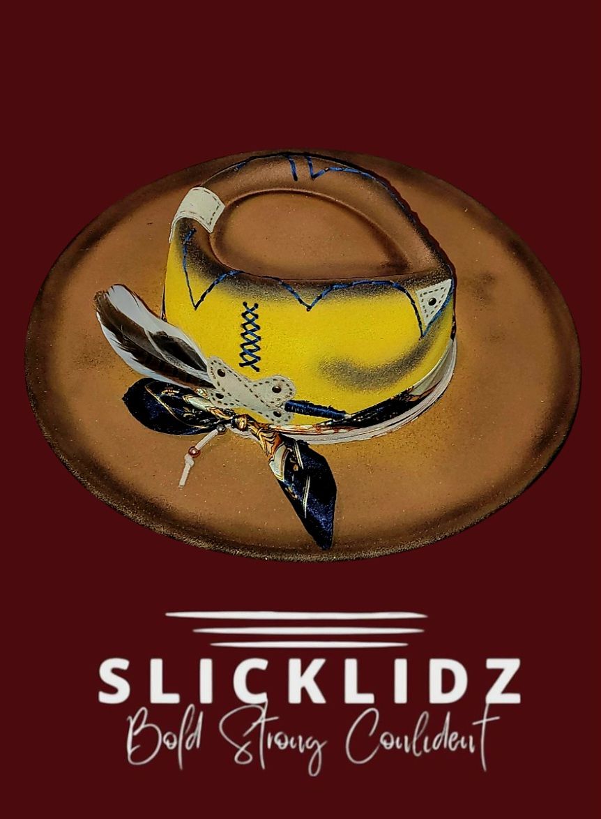 Slicklidz Custom Yellow Fedora