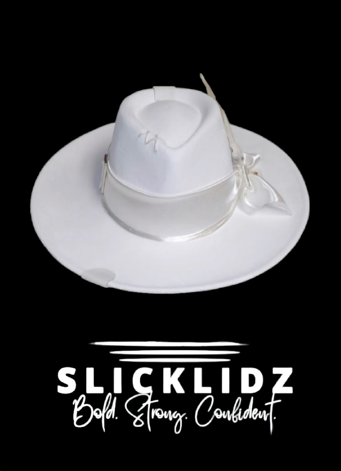 Slicklidz Custom White Fedora