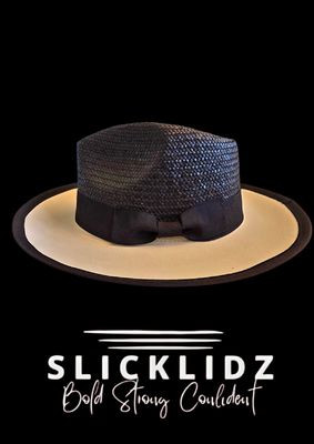 Slicklidz Straw Black and Cream