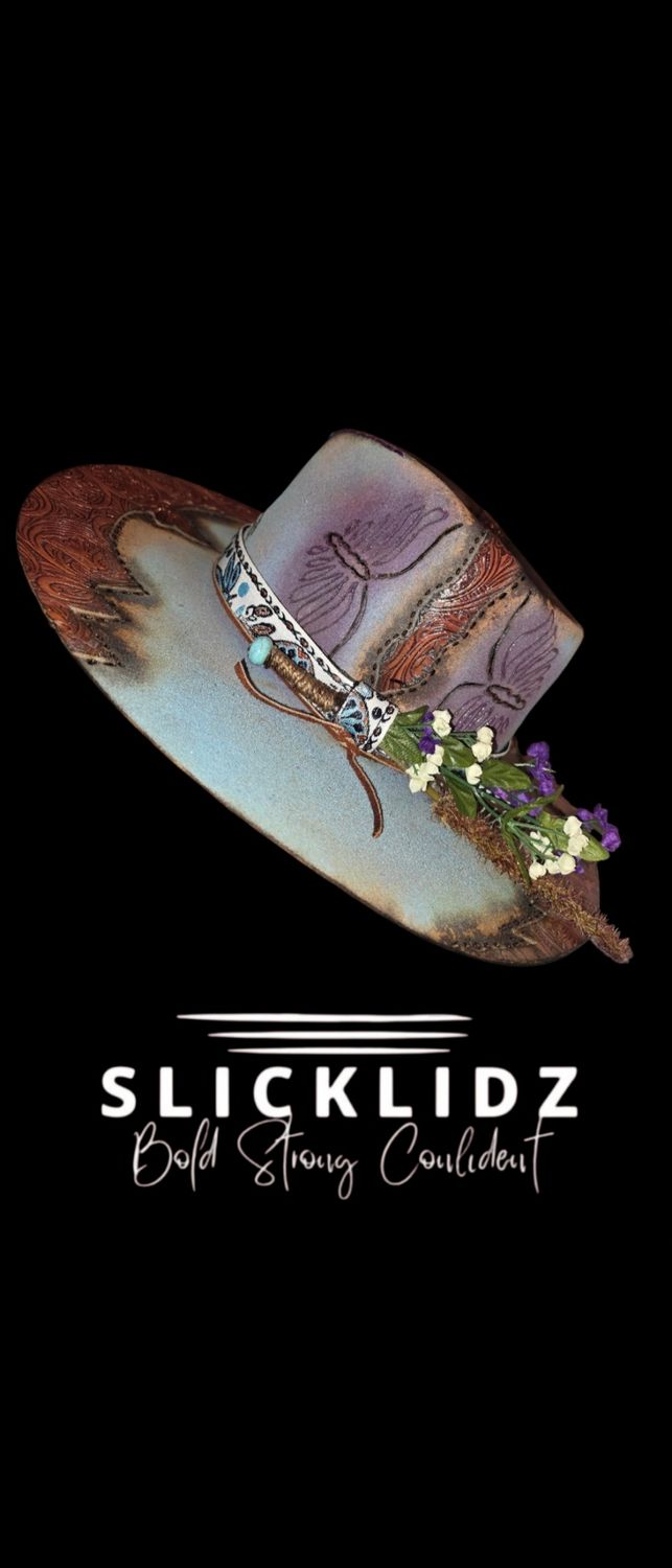 Slicklidz "Violet Ember Monarch" Fedora