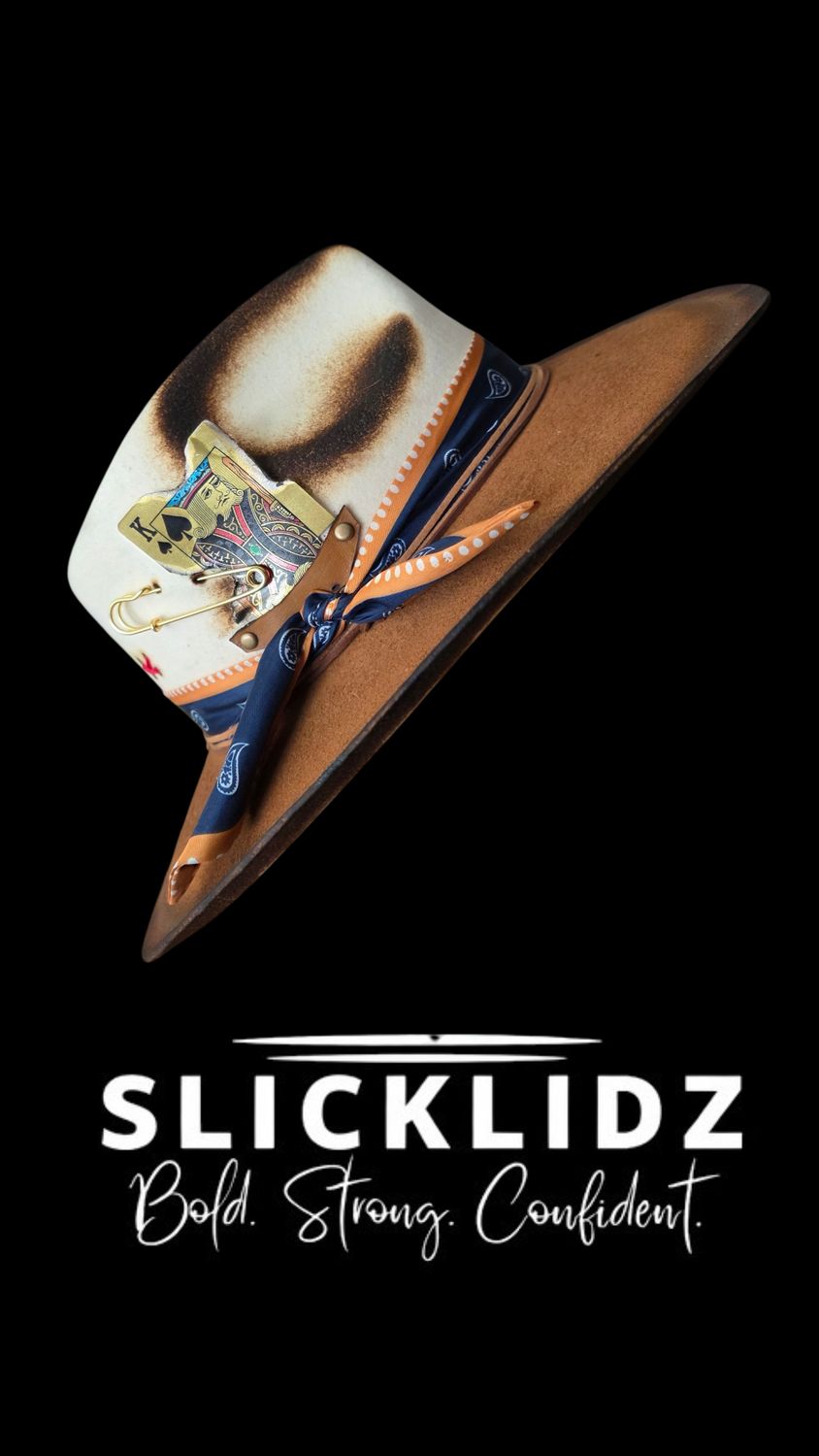 Slicklidz Crown Arc Style Fedora "The Kingpin"