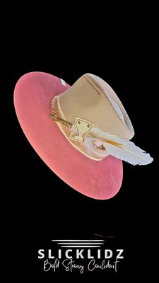 Slicklidz Custom "Blush Dynasty" Fedora