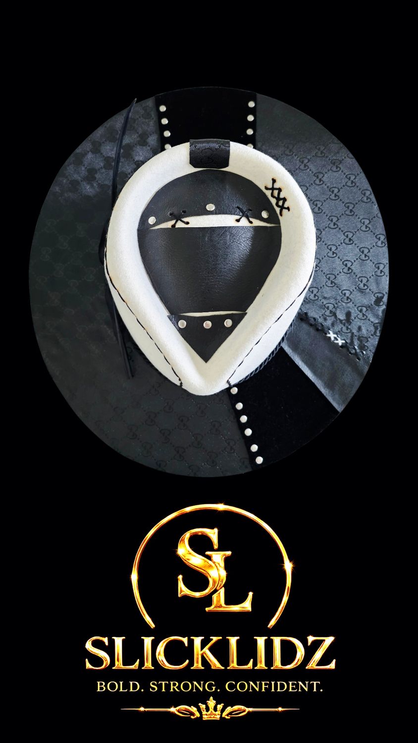 Slicklidz Custom "The Obsidian Saint" Fedora