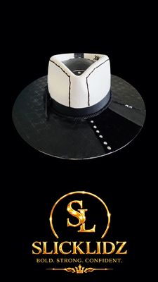 Slicklidz Custom "The Obsidian Saint" Fedora
