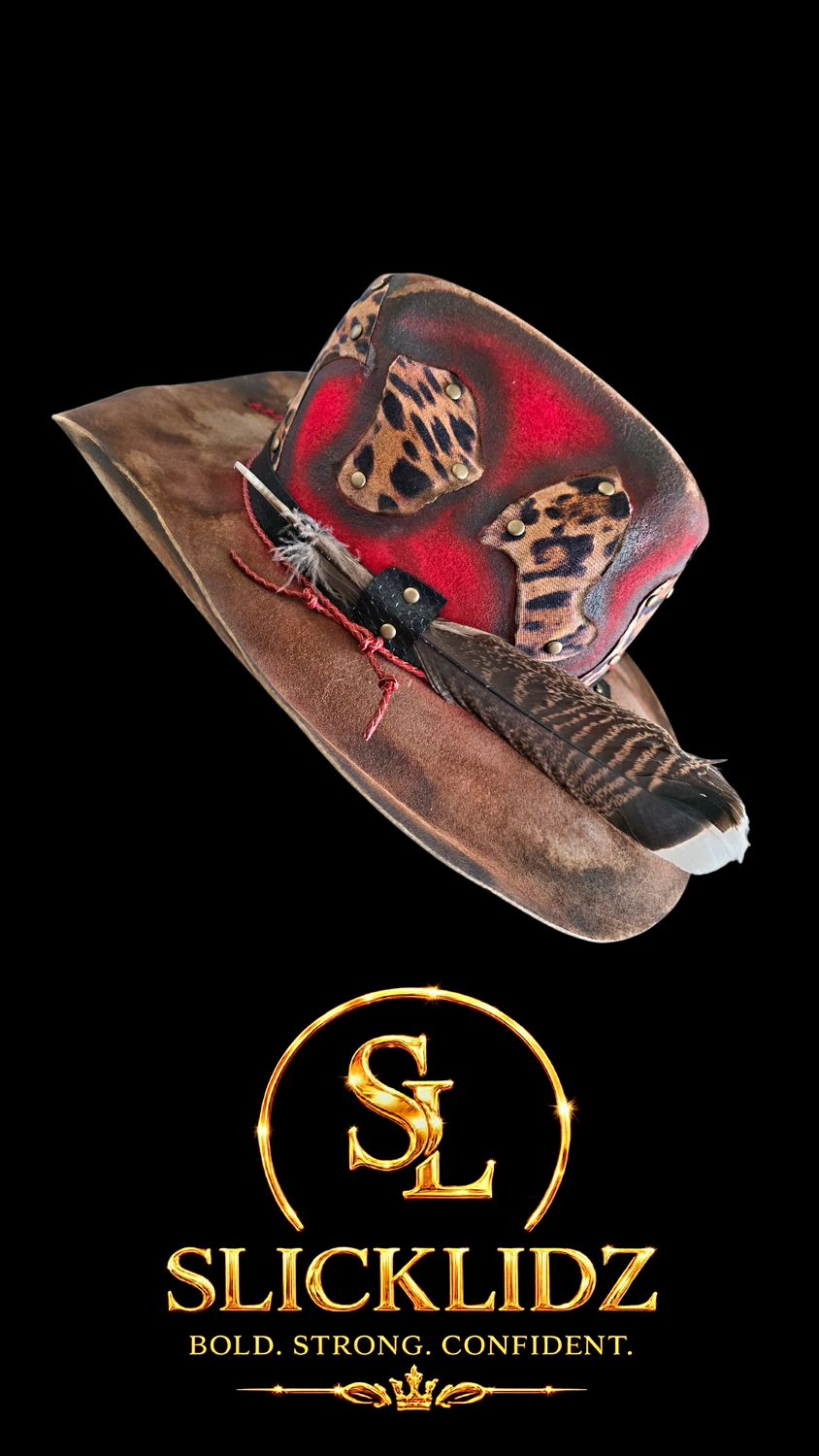 Slicklidz "The Redline Renegade" unisex Cowboy Hat