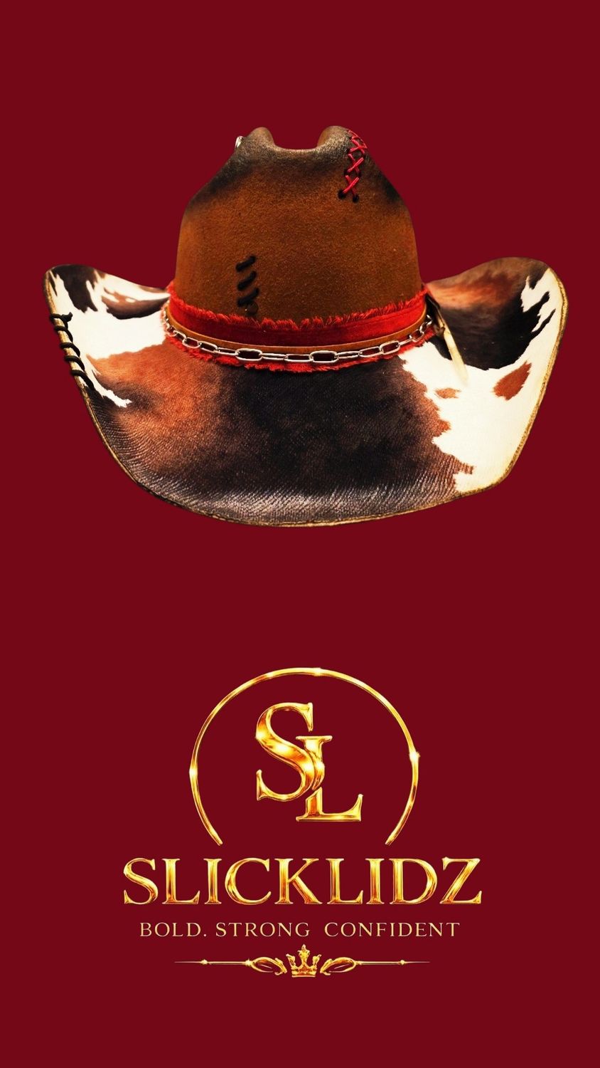 Slicklidz "The Outlaw Reign" – Slicklidz Custom Cowhide Collection Unisex Cowboy Hat