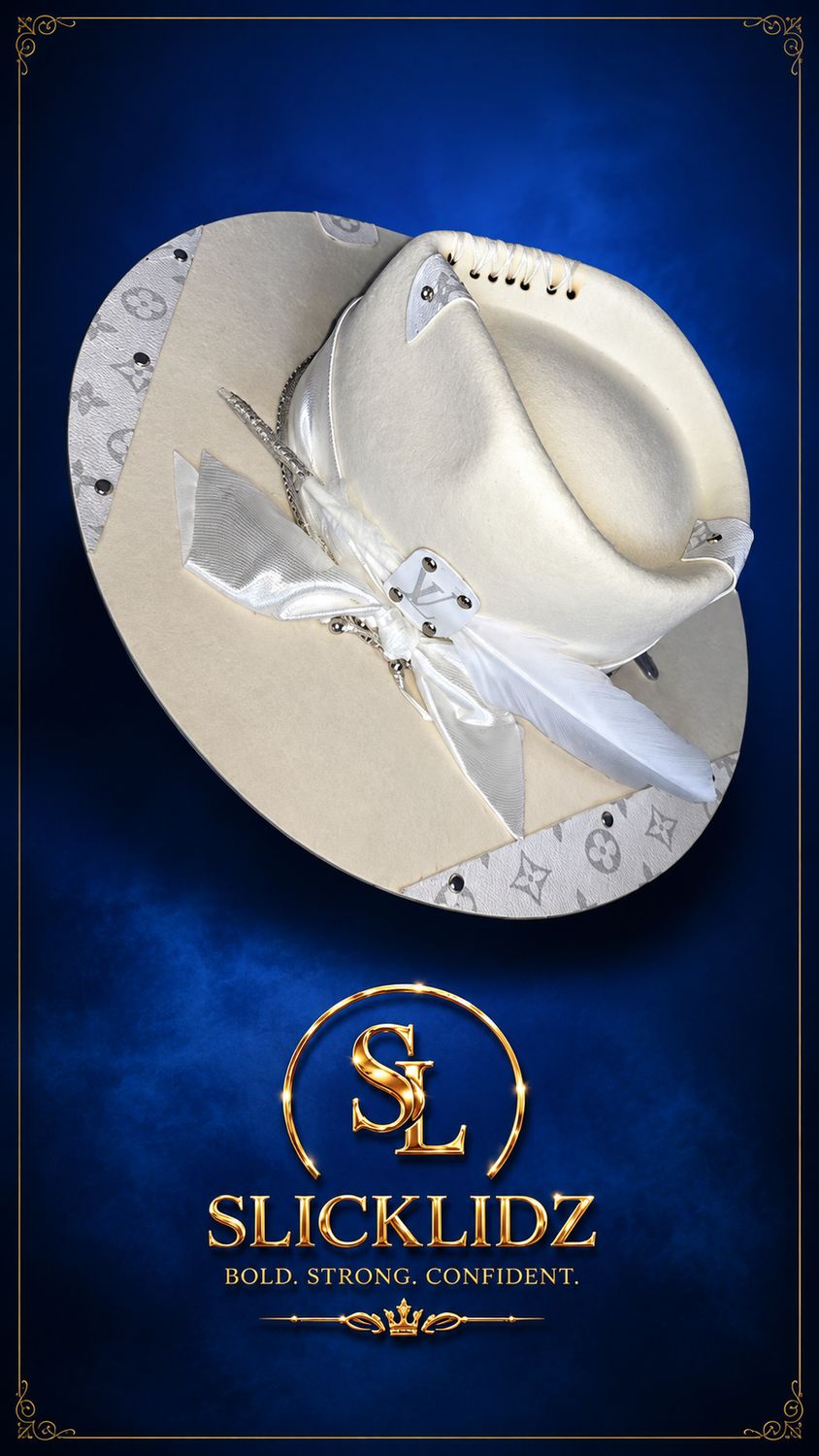 Slicklidz "The Ivory Reign – SlickLidz Signature Collection" Fedora
