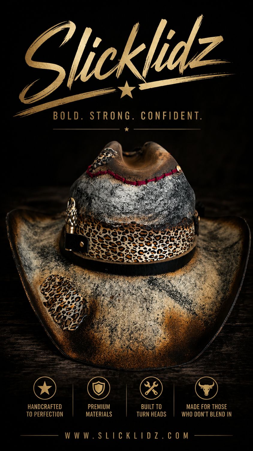 Slicklidz Eagle Eyed – Custom Cowboy Hat